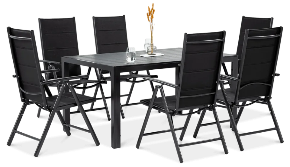 Dārza mēbeles Sidny pelēks/tumši pelēks - N1 Home