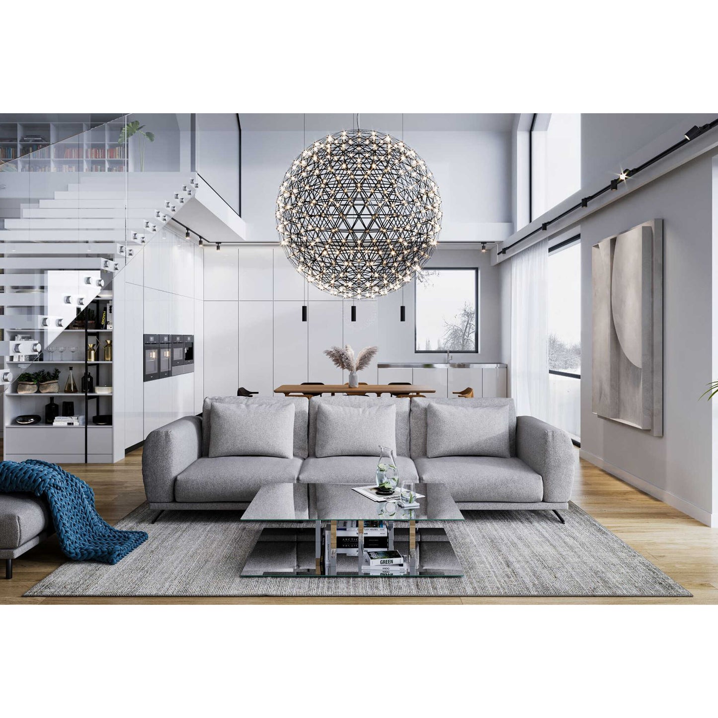 Dīvāns Soprano Befame 88/296/98 cm pelēks - N1 Home