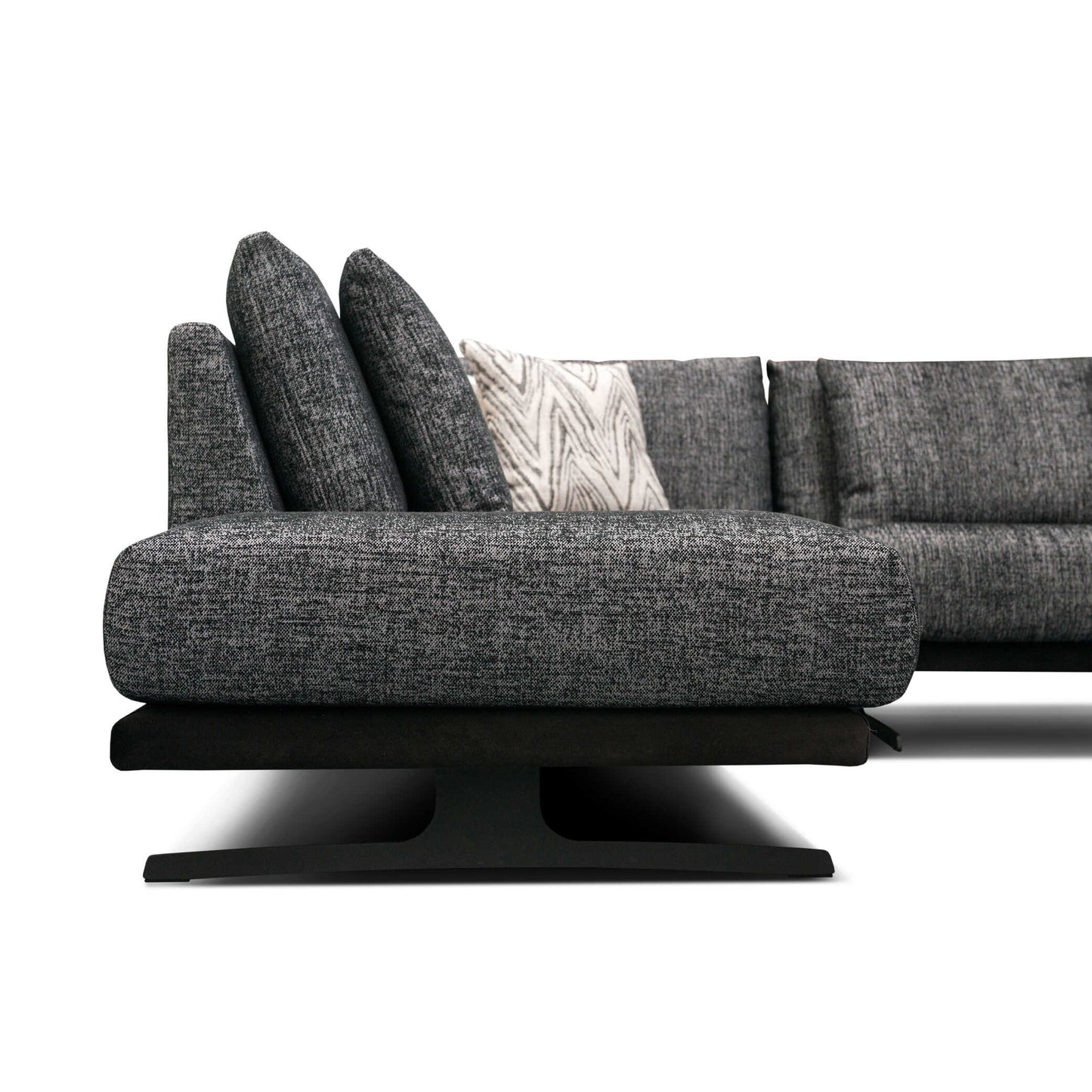 Dīvāns Soprano Corner Befame 303/232/88 cm pelēks - N1 Home