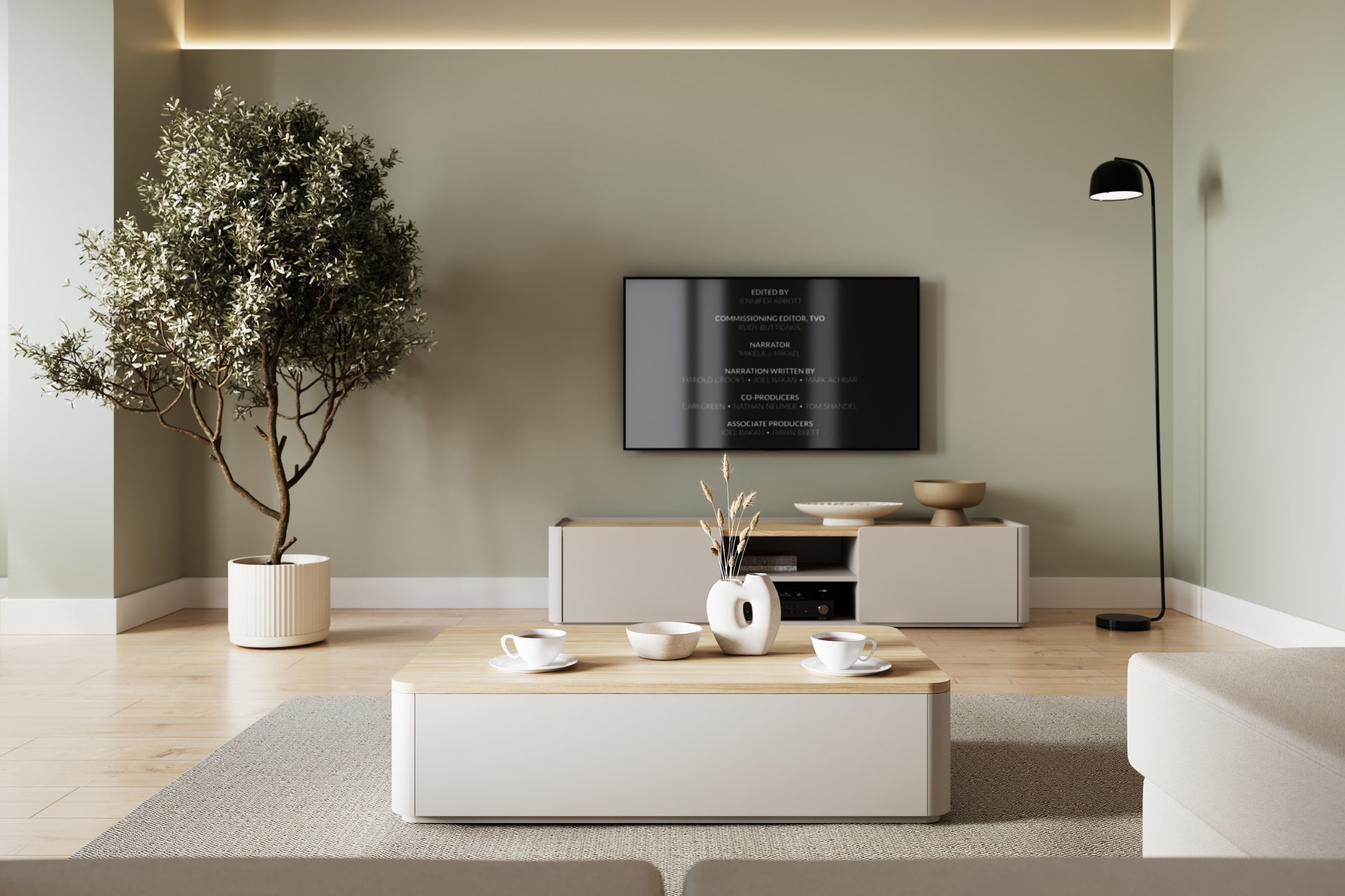 Kafijas galds 100/25.5/60 cm Kašmirs / Eļļots ozols - N1 Home