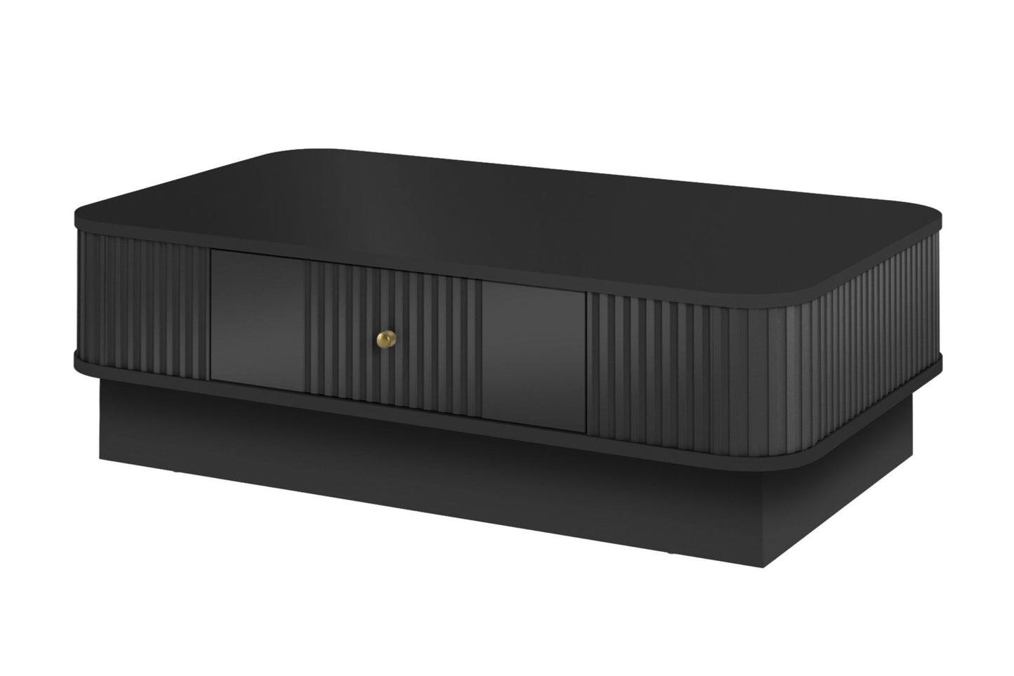 Kafijas galdiņš Vespa 103/32/60 cm melns/zelts - N1 Home