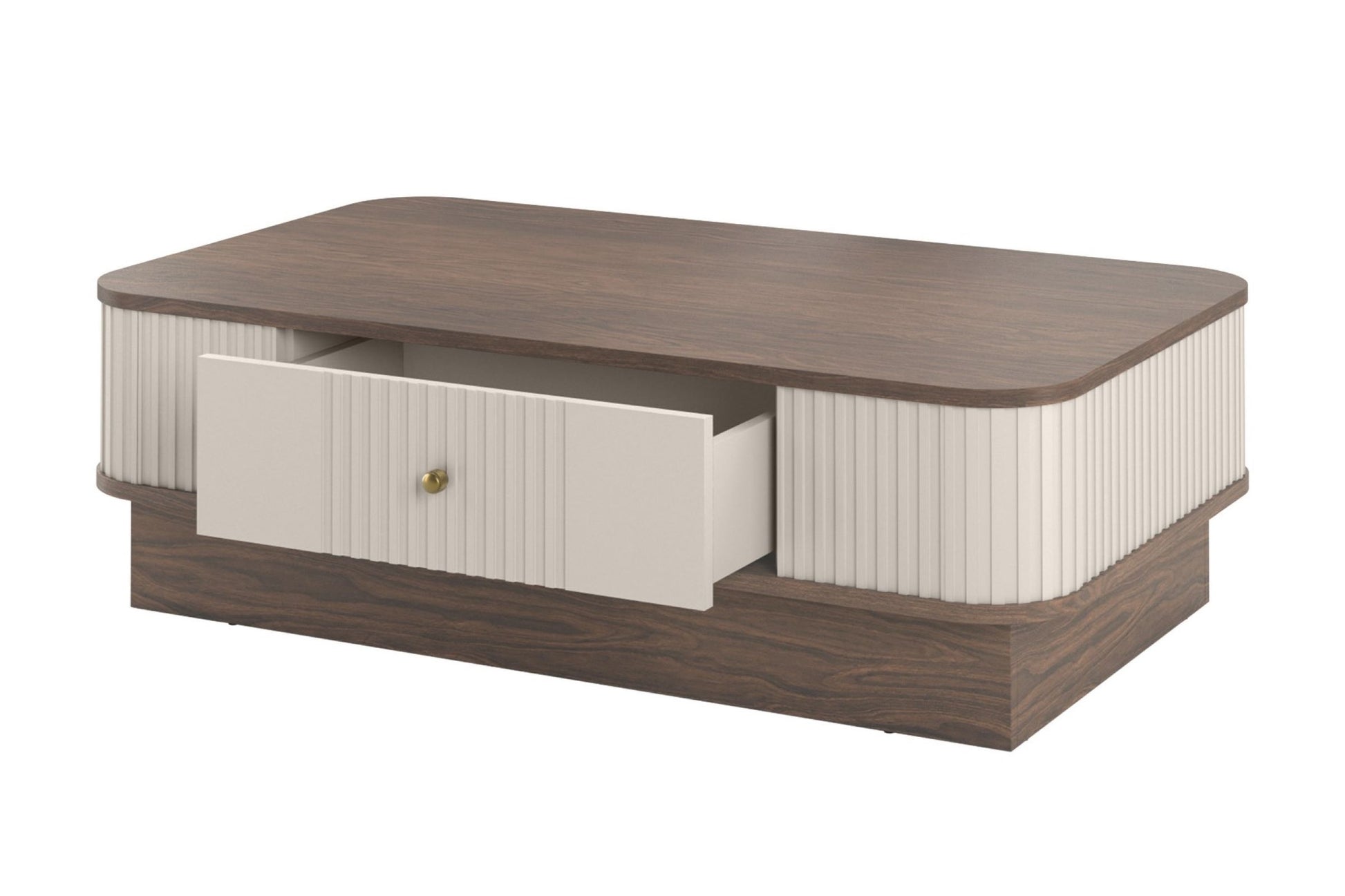 Kafijas galdiņš Vespa 103/32/60 cm kašmirs/rieksts/zelts - N1 Home