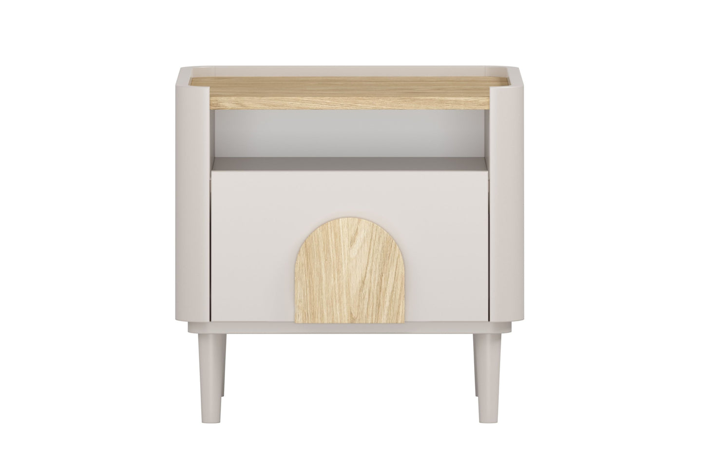 Naktsgaldiņš Amil 48/48/48 cm Kašmirs / Eļļots ozols / Gaišs ozols - N1 Home