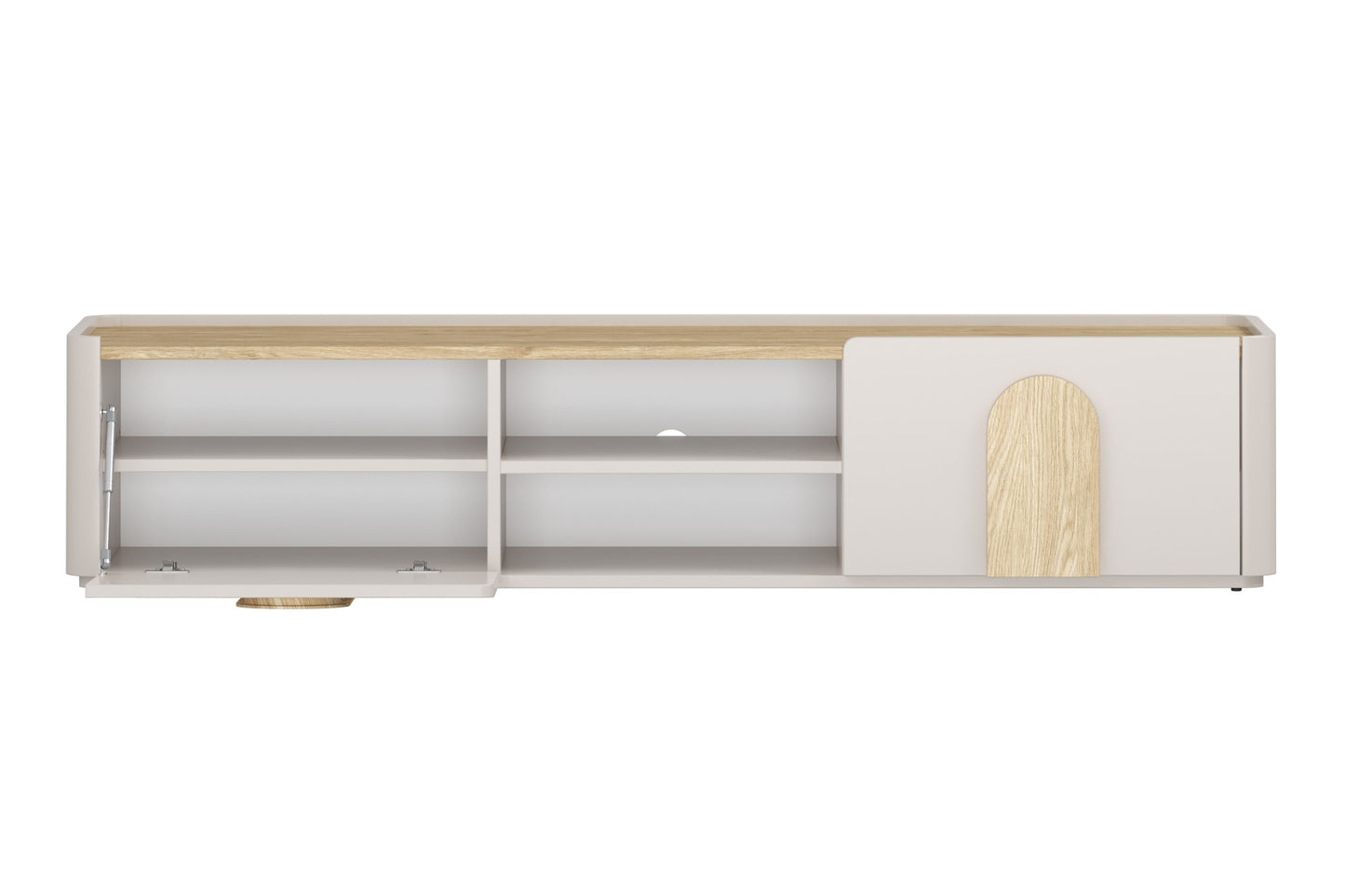 TV skapis Amil 170/35.5/48 cm Kašmirs/Eļļots ozols/Gaišs ozols - N1 Home