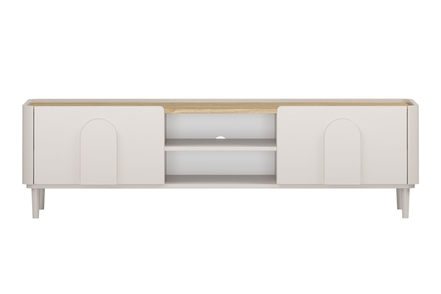 TV skapis Amil 170/48/48 cm kašmirs/eļļots ozols - N1 Home