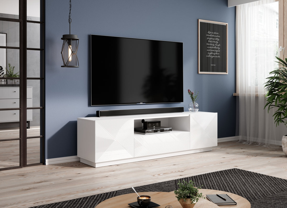 OSLO RTV kumode 167/50/40 spīdums balts - N1 Home