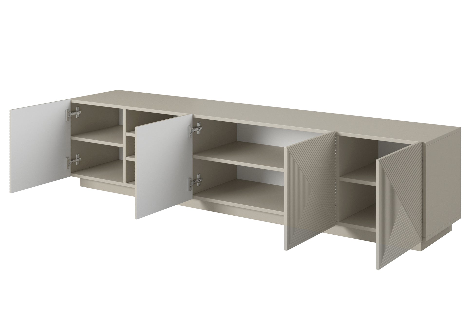 OSLO RTV kumode ar plauktiem 200/46/40 cm kašmirs - N1 Home