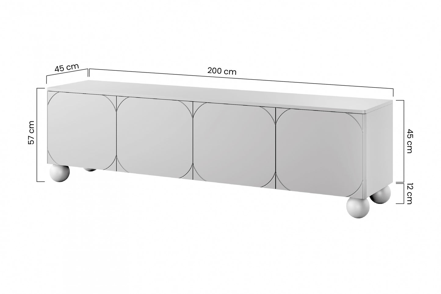 Kumode RTV BARI II 200/57/45 kašmirs - N1 Home