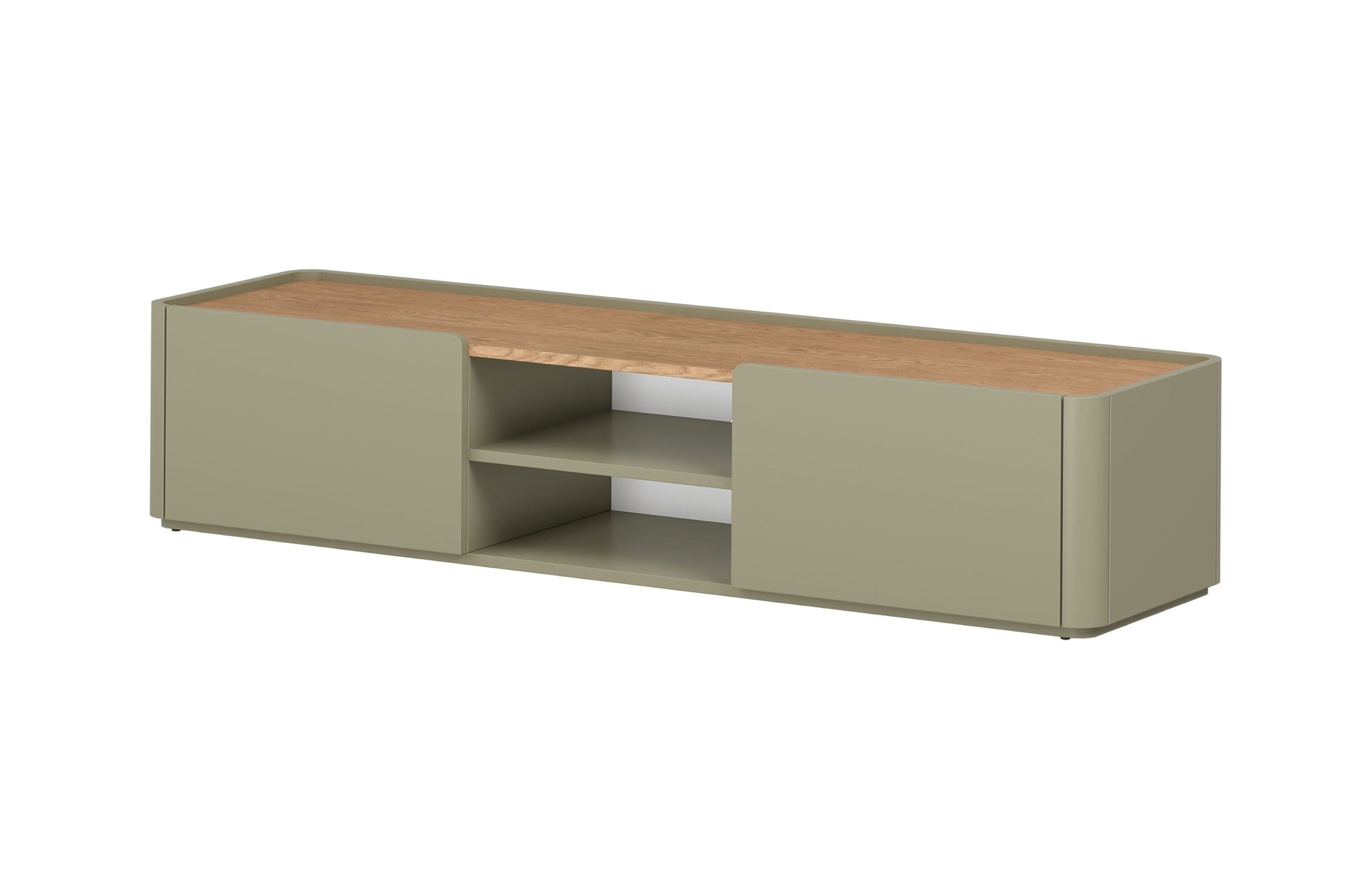 TV skapis Elva 170/35.5/48 cm Eikalipts / Baltijas kāpu ozols - N1 Home