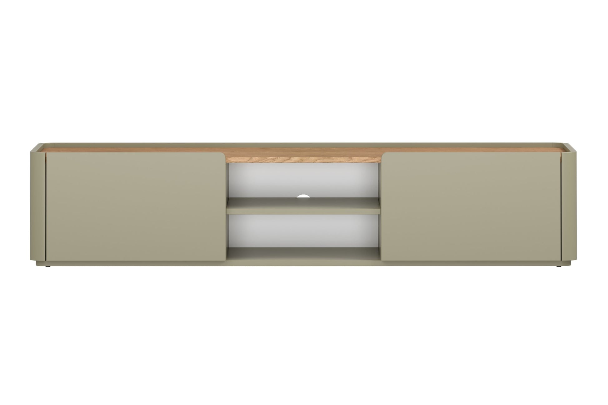 TV skapis Elva 170/35.5/48 cm Eikalipts / Baltijas kāpu ozols - N1 Home