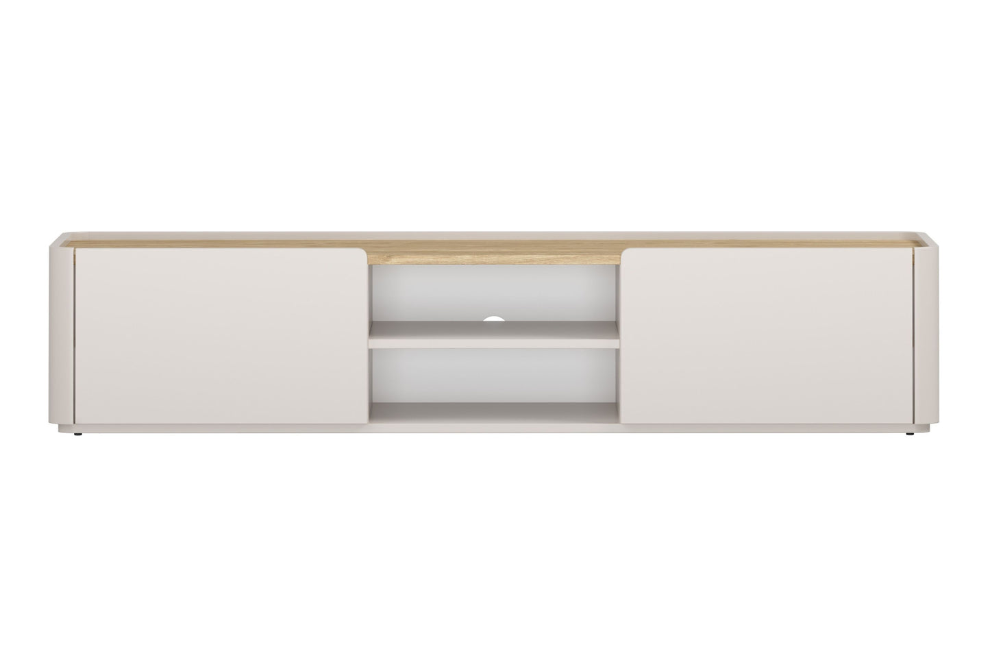 TV skapis Elva 170/35.5/48 cm Kašmirs / Eļļots ozols - N1 Home