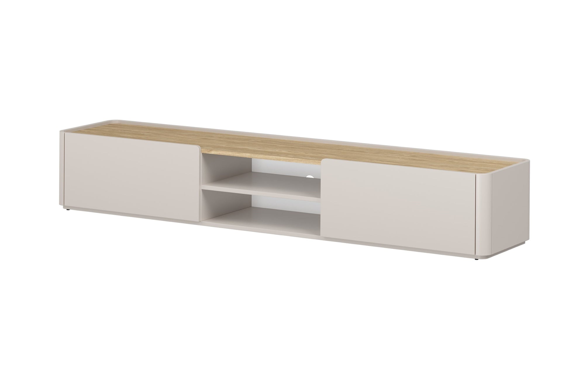 TV skapis Elva 220/35.5/48 Kašmirs / Eļļots ozols - N1 Home