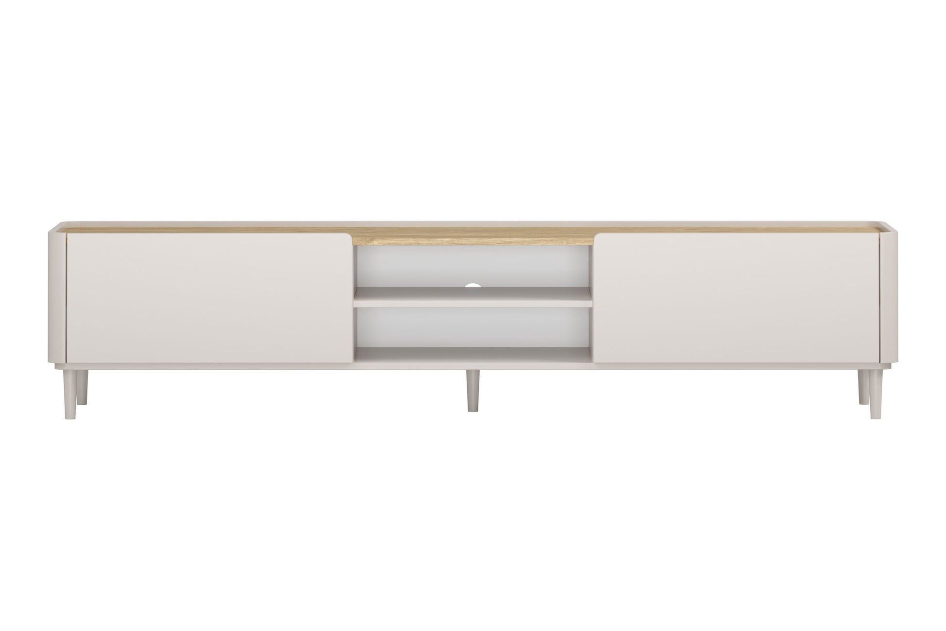 TV skapis Elva 220/48/48 Kašmirs / Eļļots ozols - N1 Home