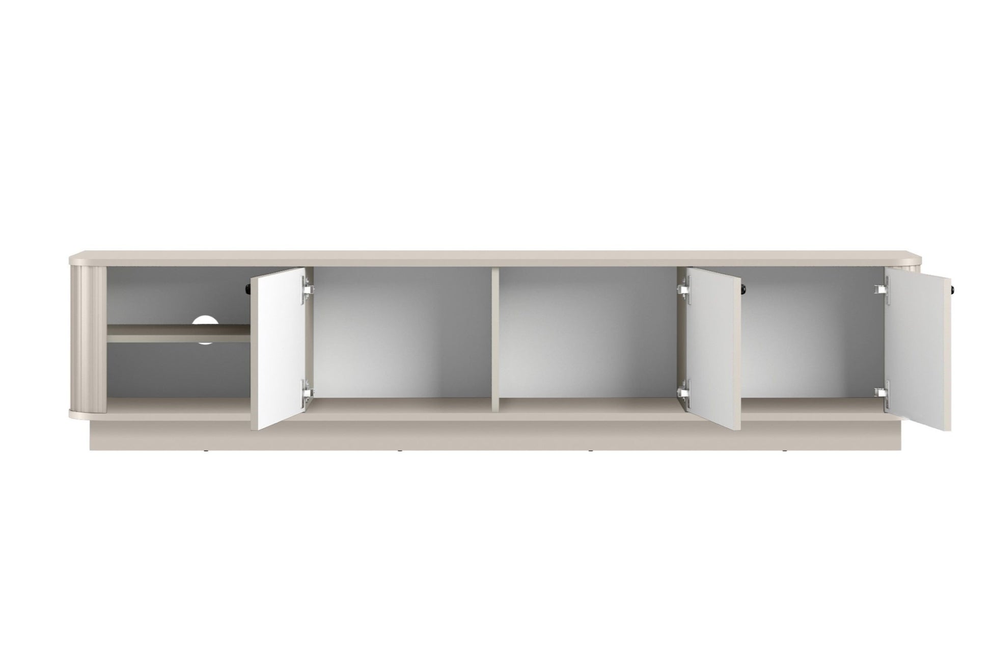 TV skapis Vespa 187/43/38 cm kašmirs/melns - N1 Home