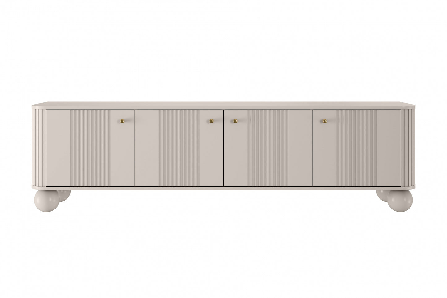 TV skapis Vespa 187/48/38 cm kašmirs/zelts - N1 Home