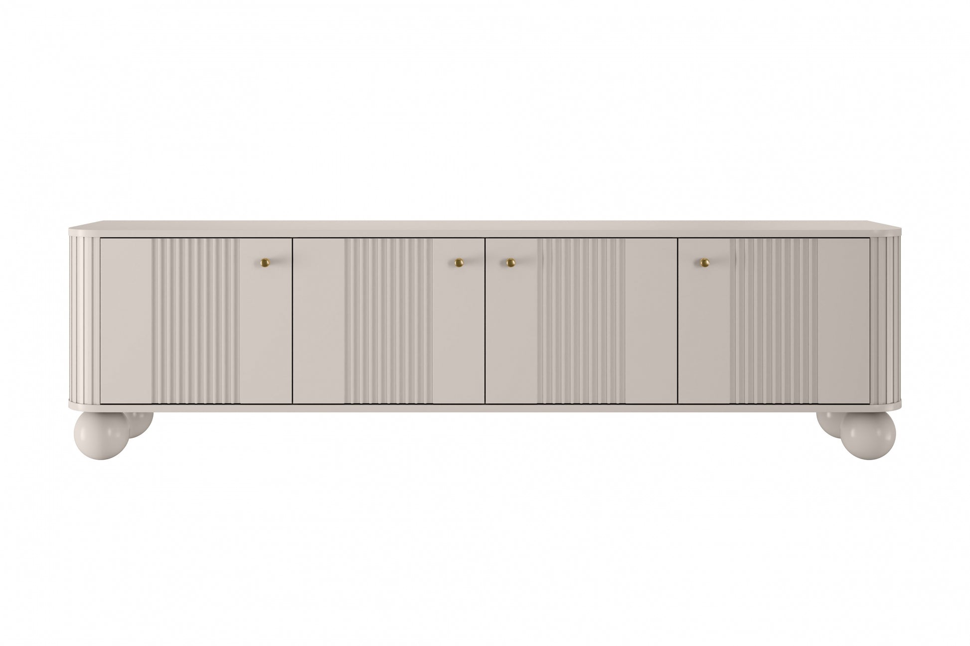 TV skapis Vespa 187/48/38 cm kašmirs/zelts - N1 Home