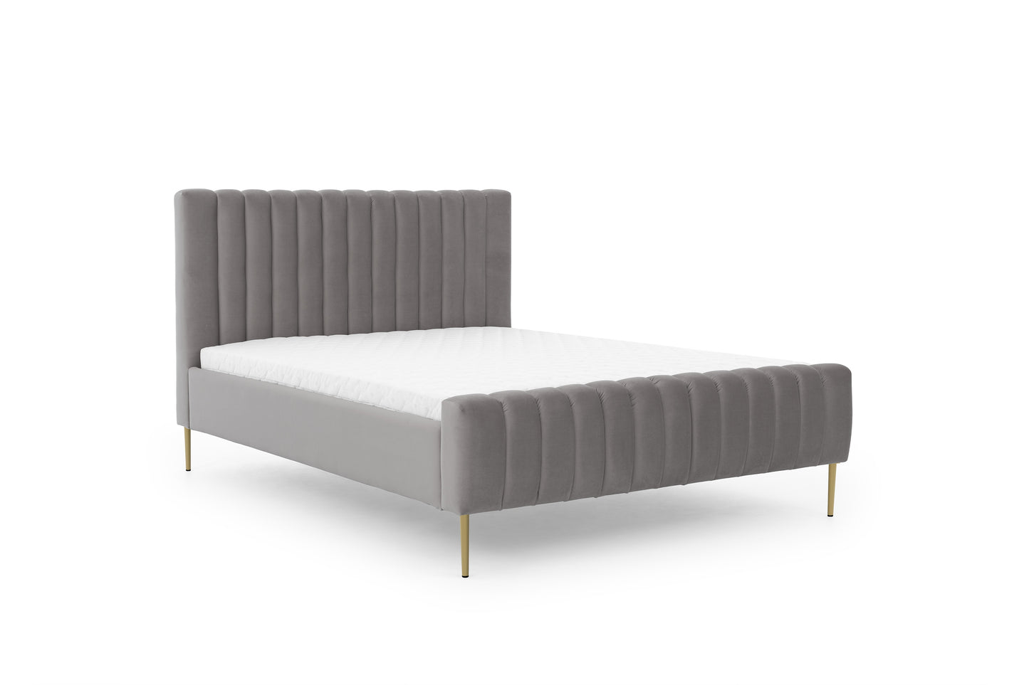 Gulta Austin zelta  kājas 120; 140; 160; 180/200 cm Velluto 15 - N1 Home