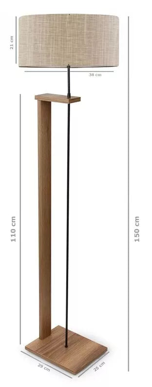 CIALPUN Stāvlampa 150 cm bēša