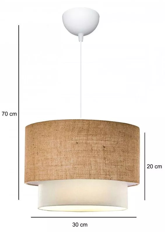 DERKES Piekarināma lampa 30 cm, bēšs