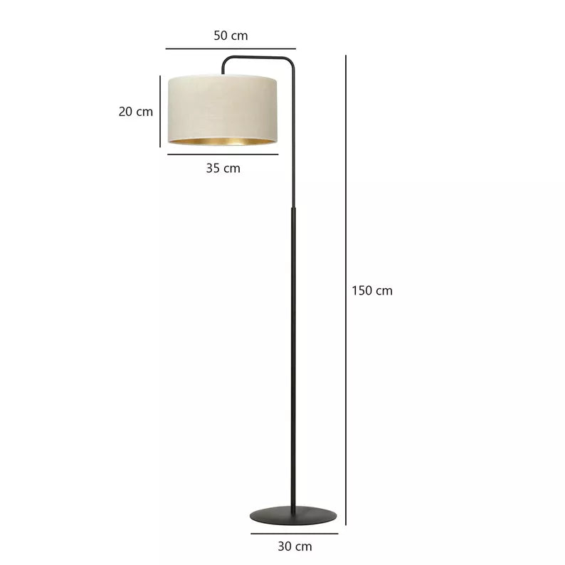 LIDHA Stāvlampa 150 cm balta