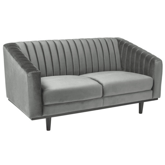 Asprey Velvet pelēks dīvāns - N1 Home