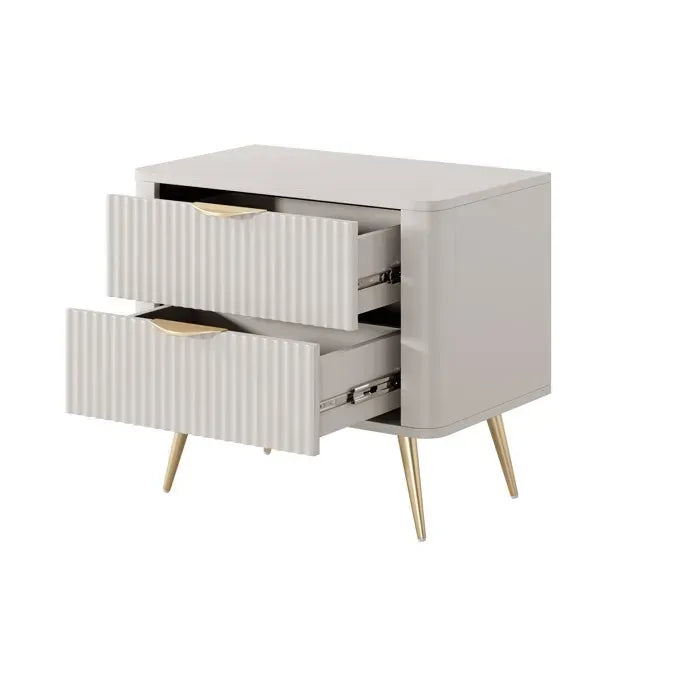 Naktsskapis Lanti 63/55/38 cm bēšs - N1 Home