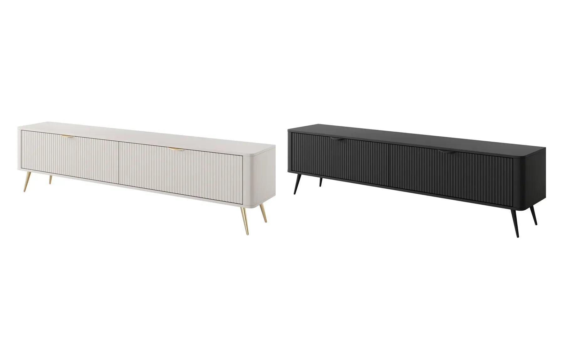 TV skapis Lanti 200/51/38 cm melns - N1 Home