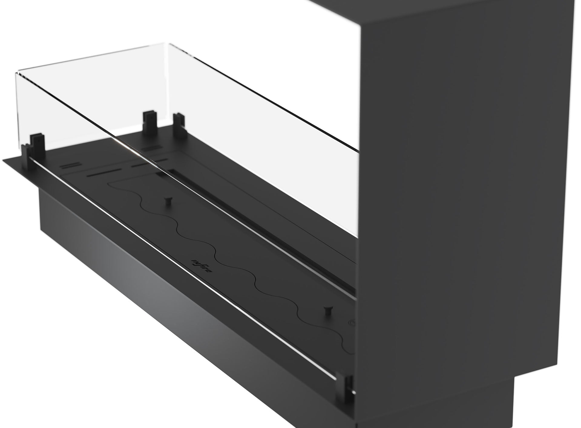 Biokamīns Utli Slim 80/30/60; 100/30/60 cm melns - N1 Home