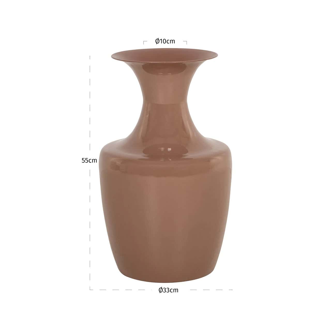 Vāze Daimy Richmond Interiors 33/33/55 cm brūns