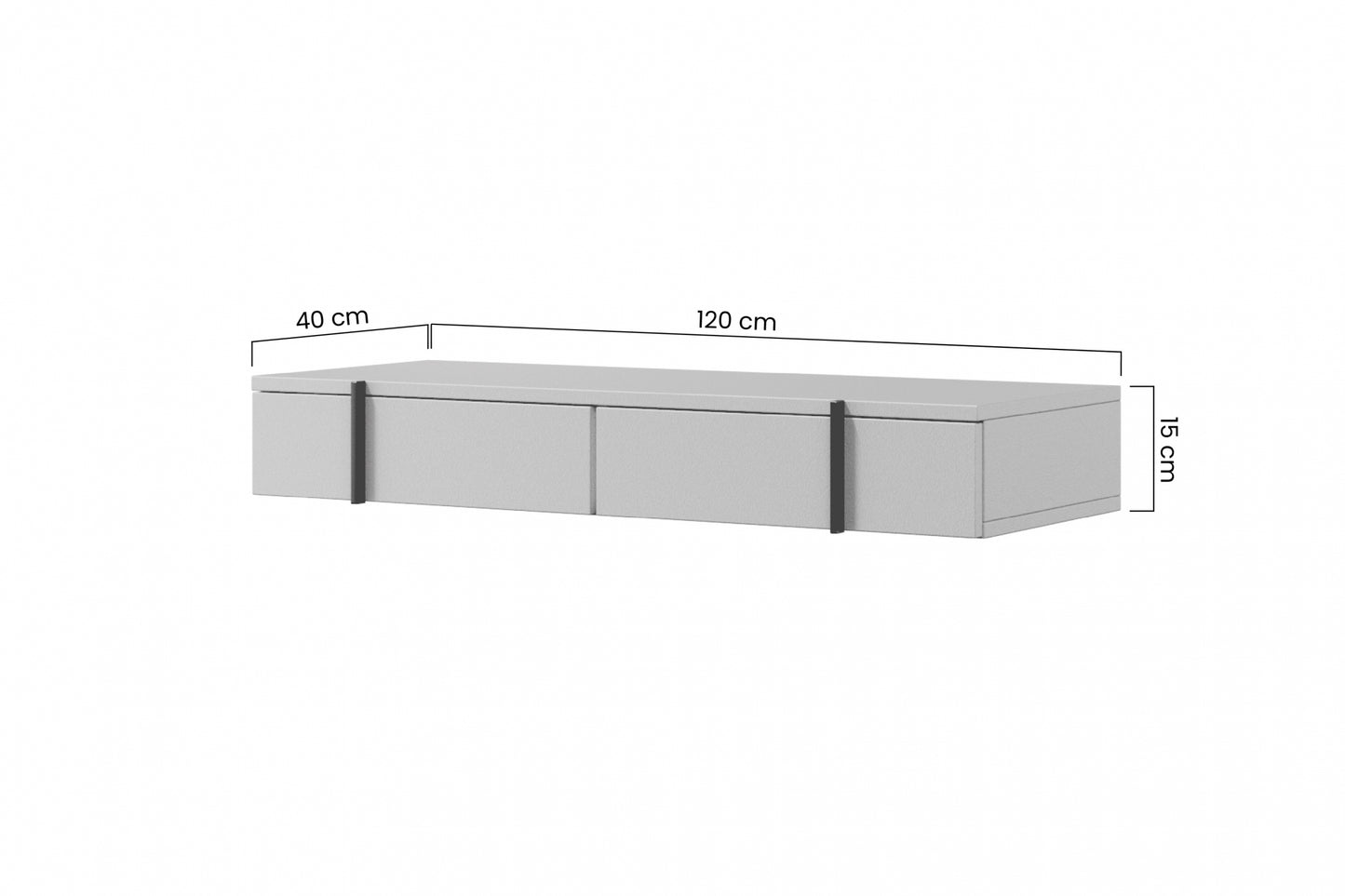 Konsole Lare 120/15/40 cm kašmirs - N1 Home