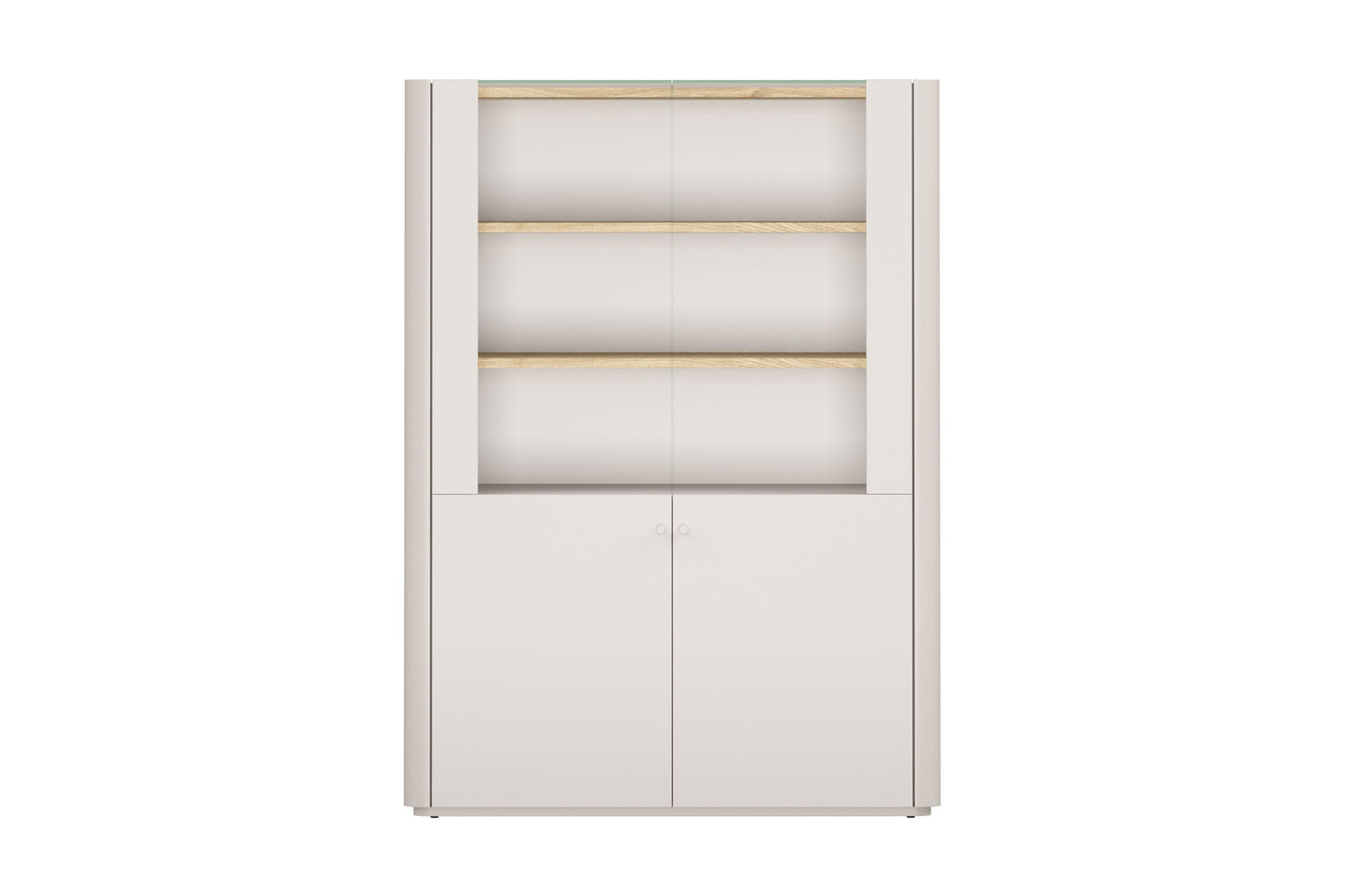 Vitrīna Elva 100/137,5/48 cm Kašmirs / Eļļots ozols - N1 Home