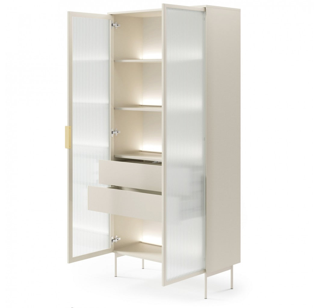 Vitrīna Lumio 91/194/39 cm kašmirs