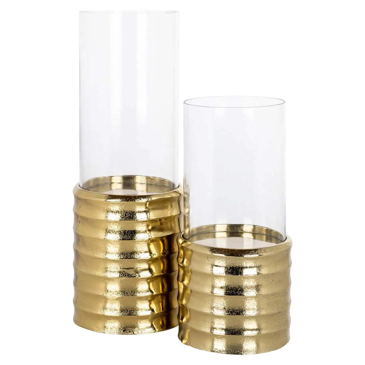 Svečturis Bodil gold small Richmond Interiors 30/13/13 cm zelts - N1 Home