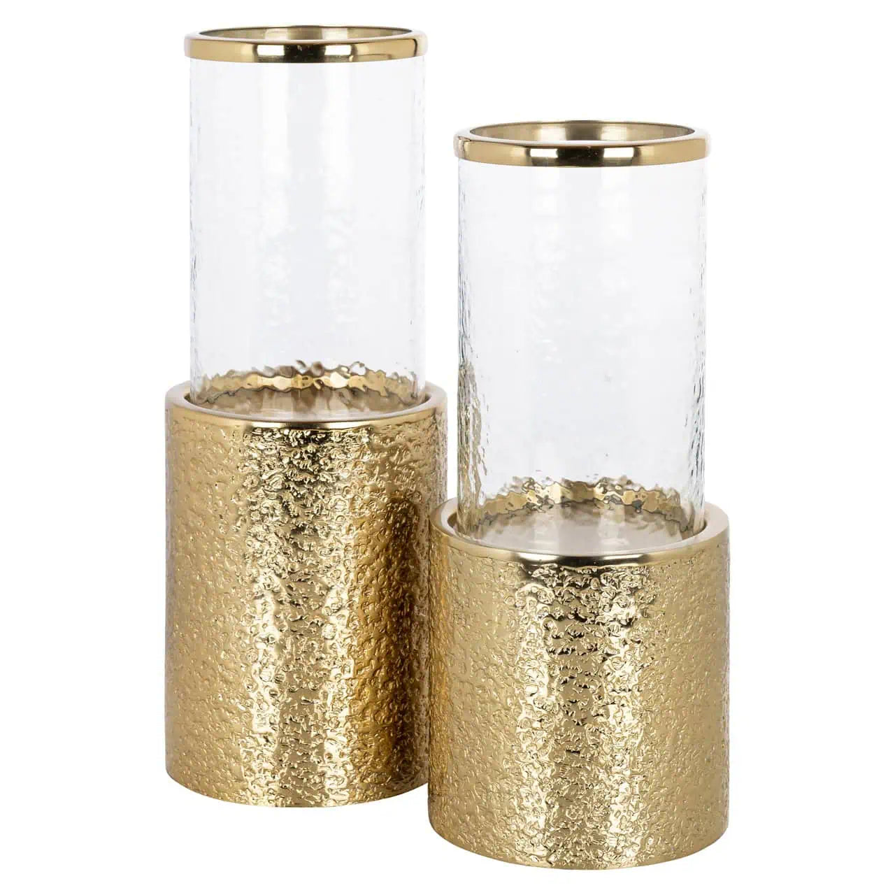 Svečturis Marlou gold large Richmond Interiors 40/15/15 cm zelts - N1 Home