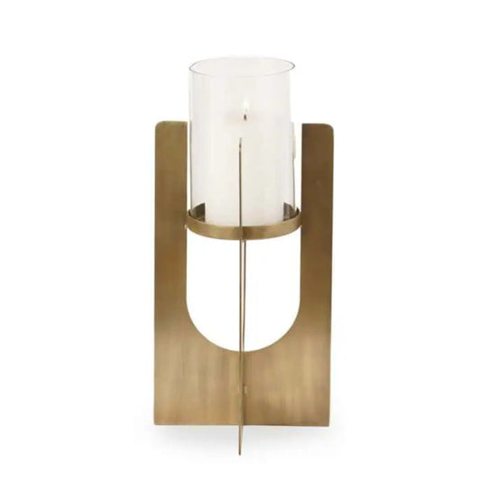 Svečturis Dalou gold small Richmond Interiors 35,5/17/17 cm zelts - N1 Home