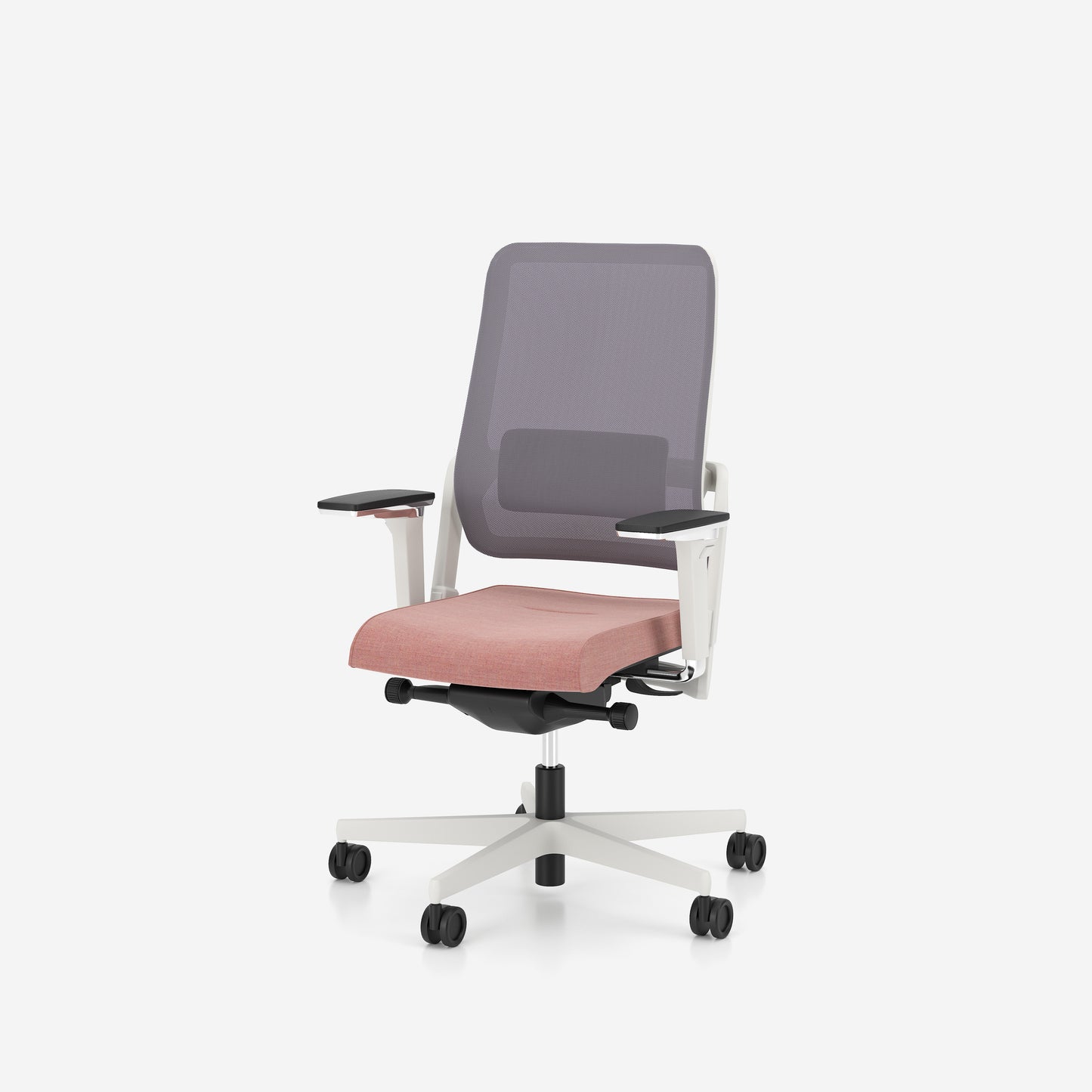 Krēsls Xila 1010-1255/400-525 mm pelēks/balts - N1 Home