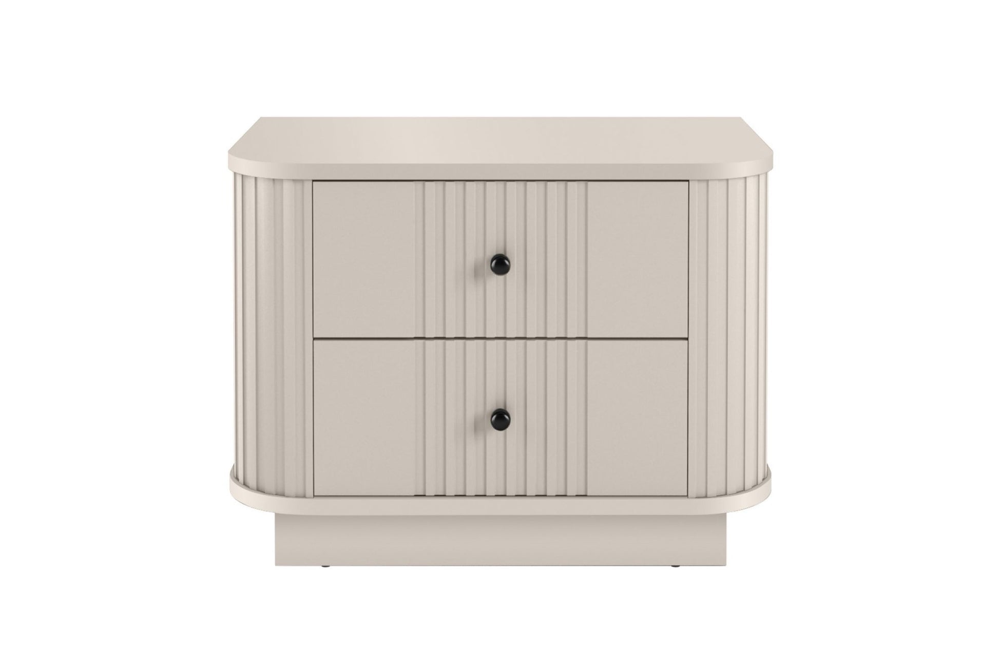 Naktsskapītis Vespa (2) 56/43/38 cm kašmirs/melns - N1 Home