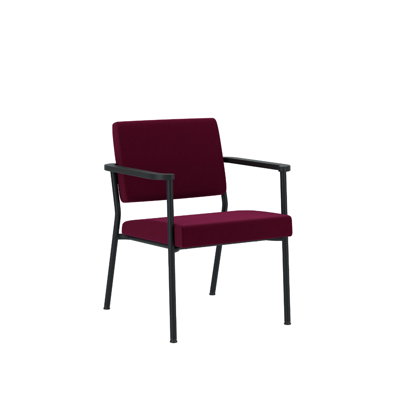 Atpūtas zonas krēsls Zero 80/46/64/65 cm bordo - N1 Home