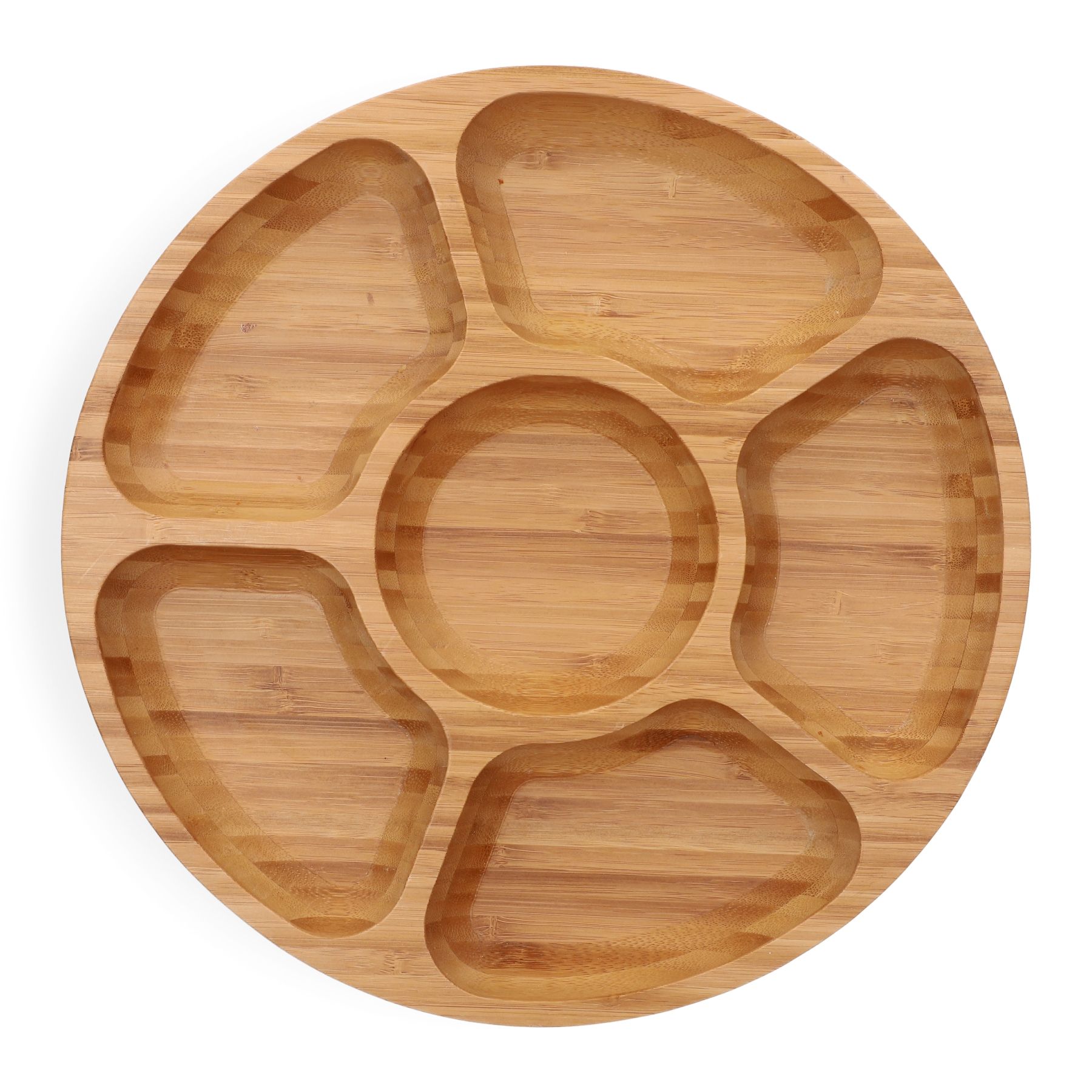 Platter BAMBOU bambusa ar sadalītājiem 32 cm - N1 Home