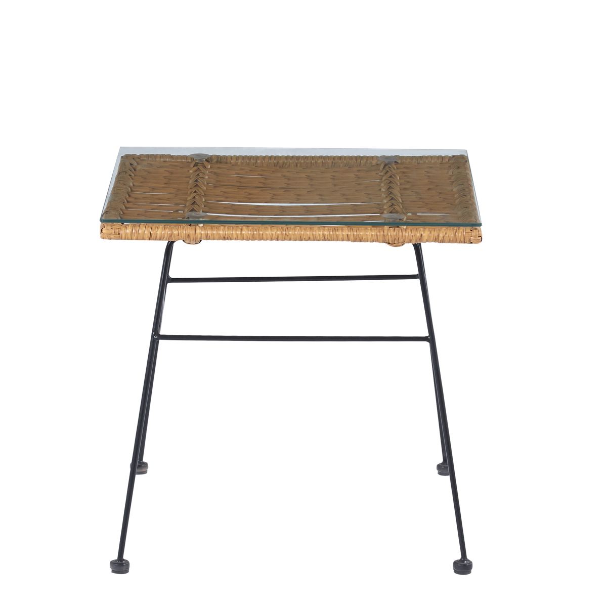 JARDIN dabīgā auduma galds 49x49x45 cm - N1 Home