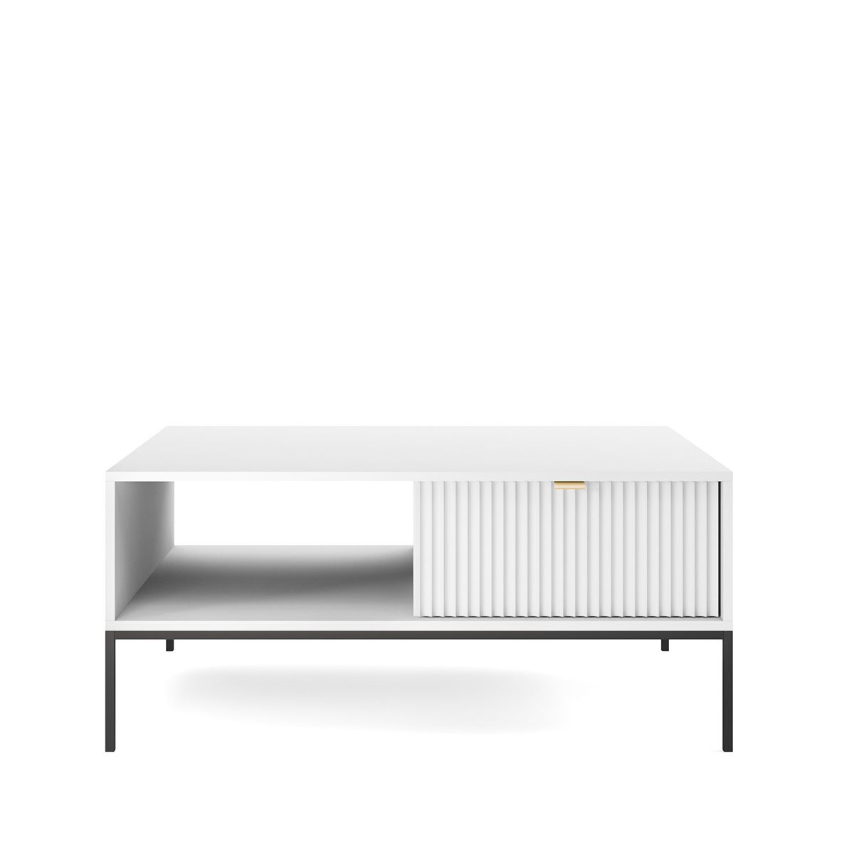NV kafijas galdiņš balts 104x46x68 - N1 Home